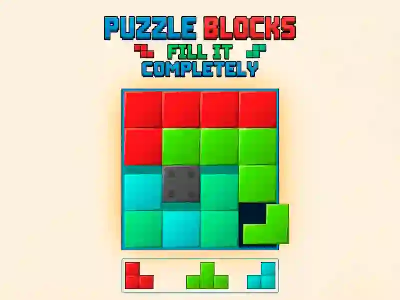 Cluiche Puzzle Blocks: Fill It Completely ar líne