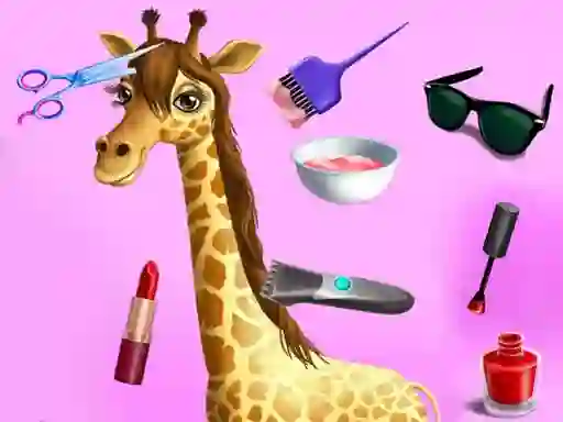 Cluiche Animal Fashion Hair Salon ar líne