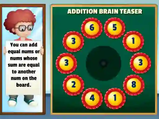 Cluiche Addition brain teaser ar líne
