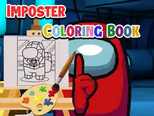 Cluiche Imposter Coloring Book ar líne