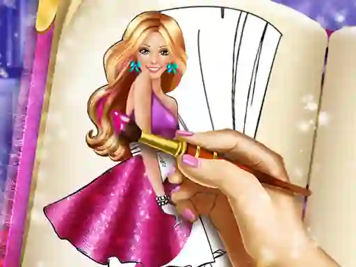 Cluiche Doll Coloring Book ar líne