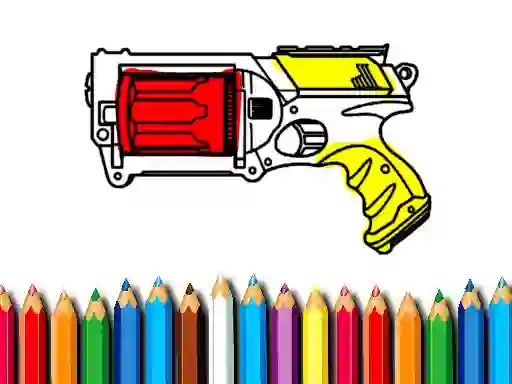 Cluiche Back To School: Nerf Coloring Book ar líne