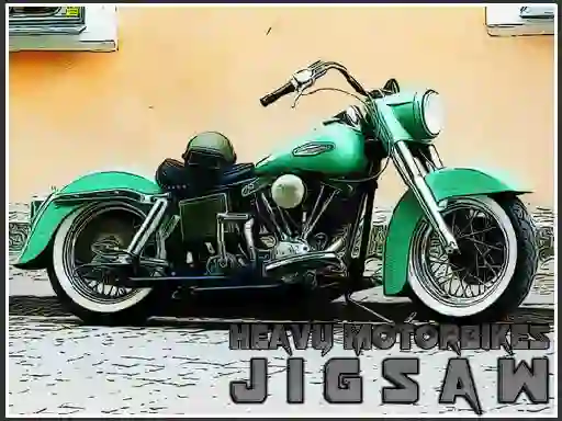 Cluiche Heavy Motorbikes Jigsaw ar líne