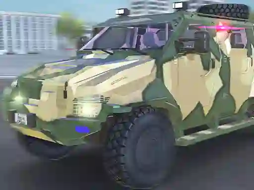 Cluiche Police Car Armored ar líne