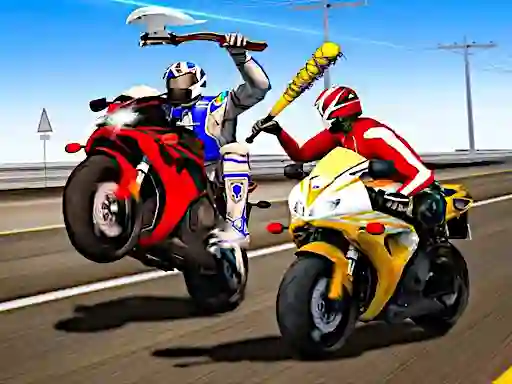 Cluiche Biker Battle 3D ar líne