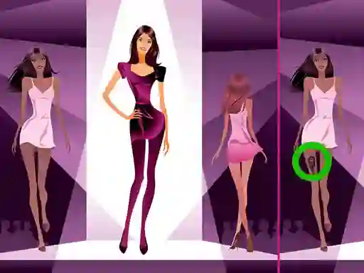 Cluiche Fashion Models Differences ar líne