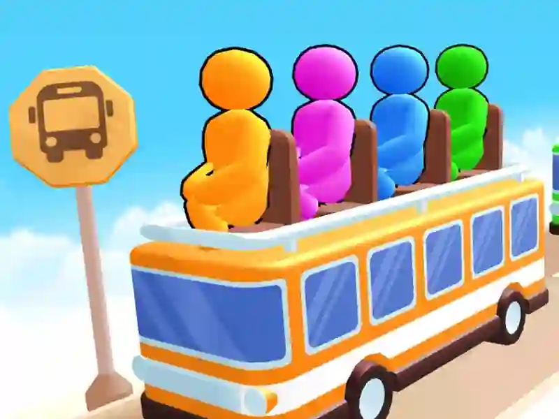 Cluiche Bus Stop Color Jam ar líne