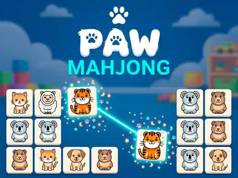 Cluiche Paw Mahjong ar líne