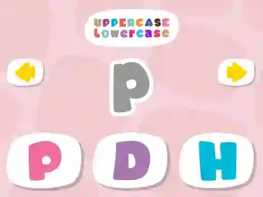 Cluiche Uppercase Lowercase ar líne