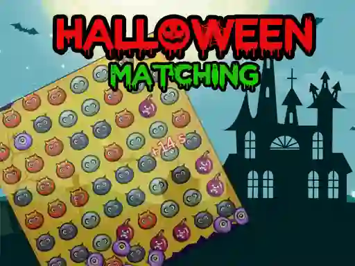 Cluiche Halloween Matching ar líne