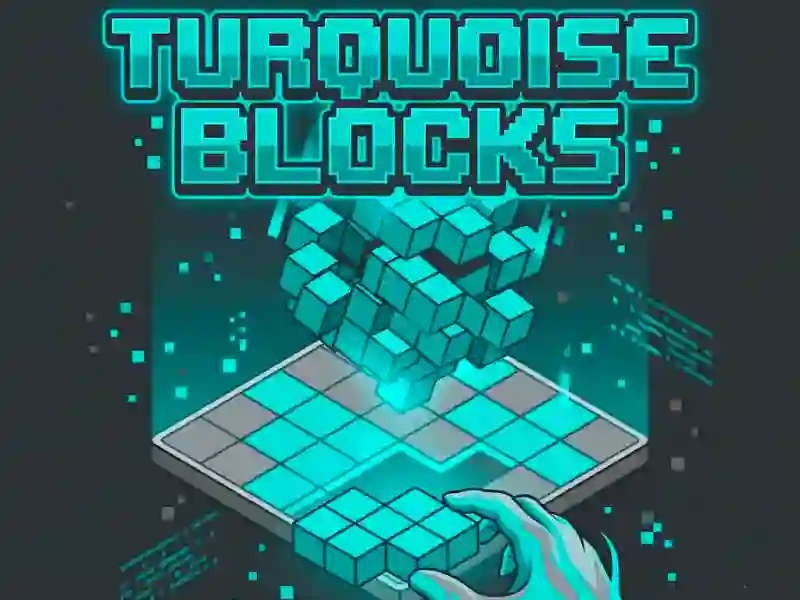 Cluiche Turquoise Blocks ar líne