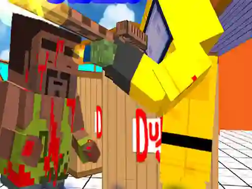 Cluiche Combat Blocky Strike ar líne