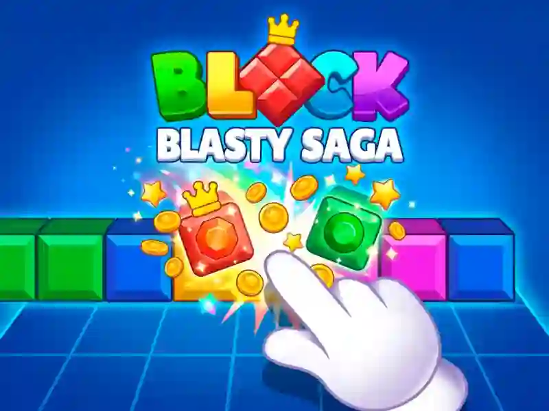 Cluiche Block Blasty Saga ar líne
