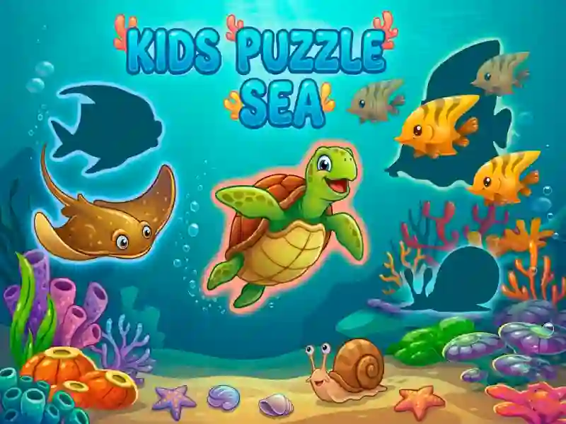 Cluiche Kids Puzzle Sea ar líne