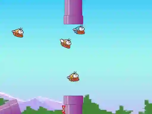 Cluiche Flappy Crush ar líne
