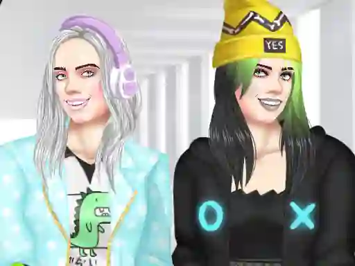 Cluiche Billie Eilish Makeover ar líne