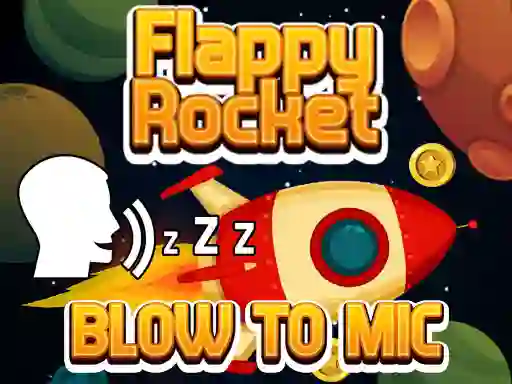 Cluiche Flappy Rocket With Blowing ar líne