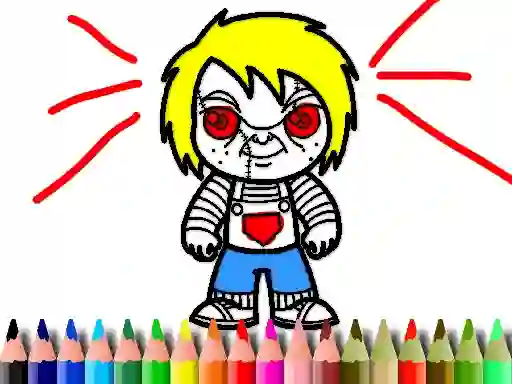 Cluiche Scary Boy Coloring Book ar líne