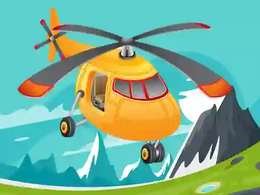 Cluiche Helicopter Jigsaw ar líne