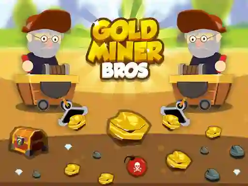 Cluiche Gold Miner Bros ar líne