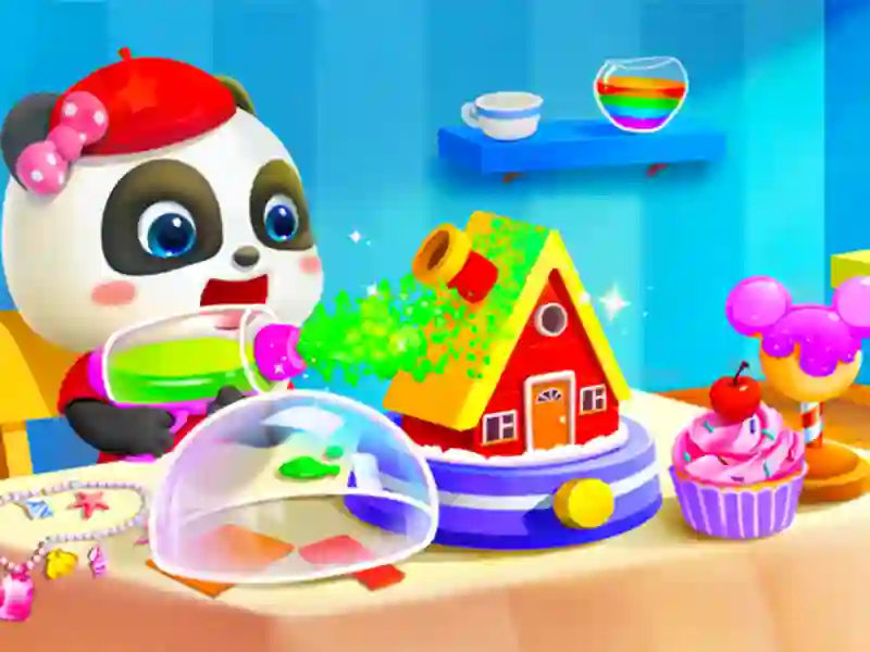 Cluiche Baby Panda Kids Crafts DIY ar líne