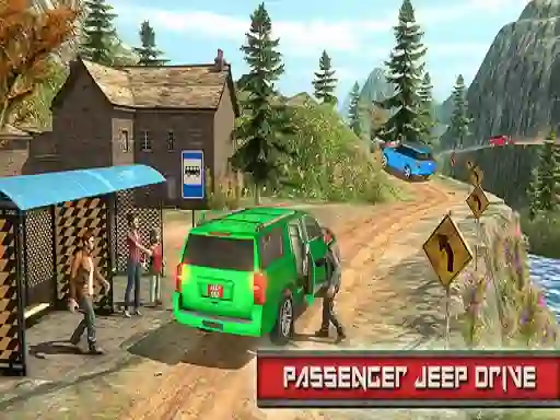 Cluiche Jeep Passeger Offroad Mountain Simulation Game ar líne