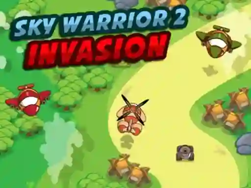 Cluiche Sky Warrior 2 Invasion ar líne