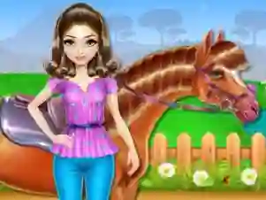 Cluiche Horse Care and Riding ar líne