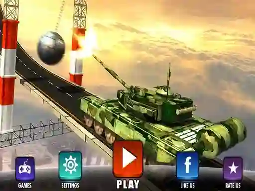 Cluiche Impossible Army Tank Driving Simulator Tracks ar líne