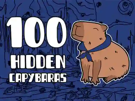 Cluiche 100 Hidden Capybaras ar líne