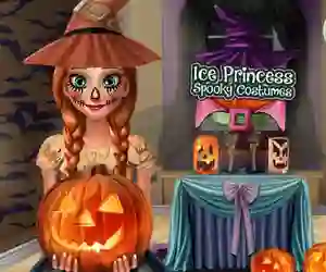 Cluiche Ice Princess Spooky Costumes ar líne