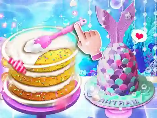 Cluiche Unicorn Chef Design Cake ar líne