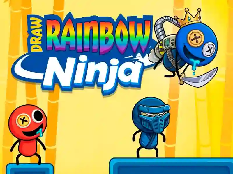 Cluiche Draw Rainbow Ninja ar líne