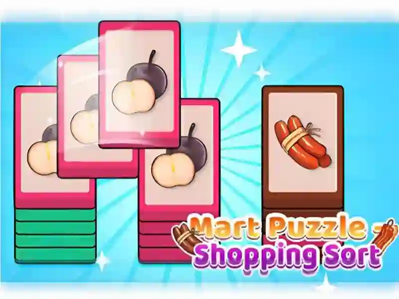 Cluiche Mart Puzzle Shopping Sort ar líne