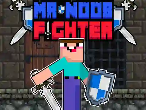 Cluiche Mr Noob Fighter ar líne
