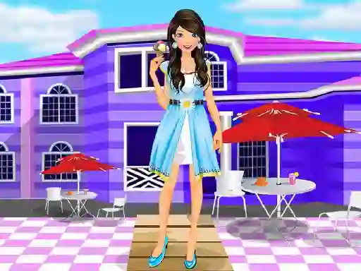 Cluiche Summer Vacation Dressup ar líne
