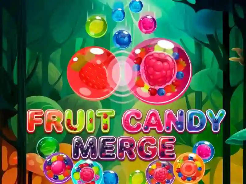 Cluiche Fruit Candy Merge ar líne