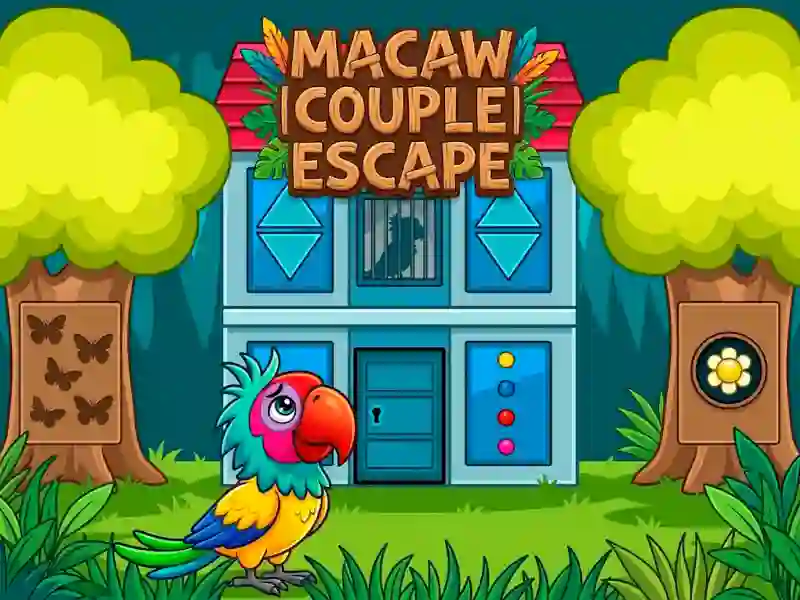 Cluiche Macaw Couple Escape ar líne