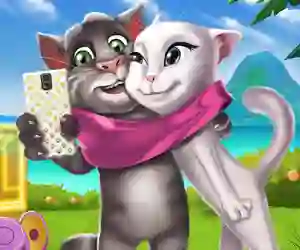 Cluiche Kittens Selfie Time ar líne