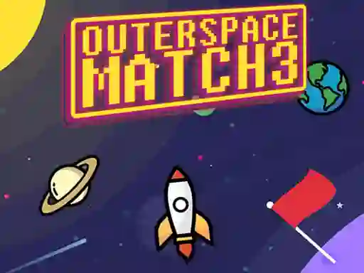 Cluiche Outerspace Match 3 ar líne