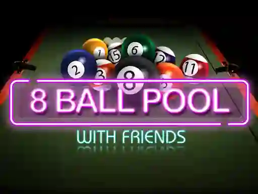 Cluiche 8 Ball Pool With Friends ar líne