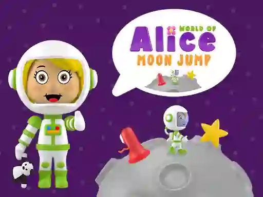 Cluiche World of Alice Moon Jump ar líne