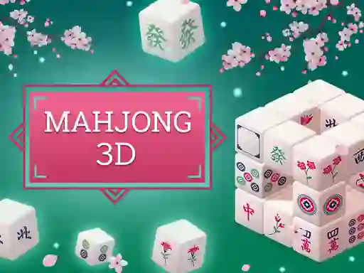 Cluiche Mahjong 3d ar líne