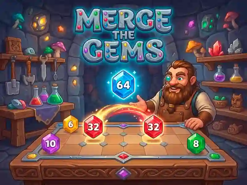 Cluiche Merge the Gems ar líne