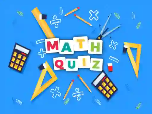 Cluiche Math Quiz Game ar líne