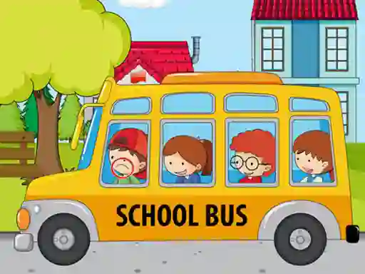 Cluiche School Bus Differences ar líne