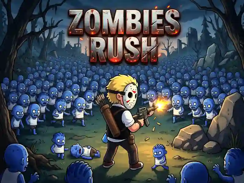 Cluiche Zombies Rush ar líne