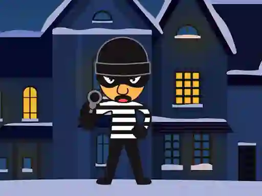 Cluiche Robbers In The House ar líne