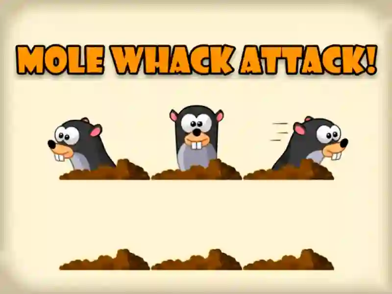 Cluiche Mole Whack Attack ar líne