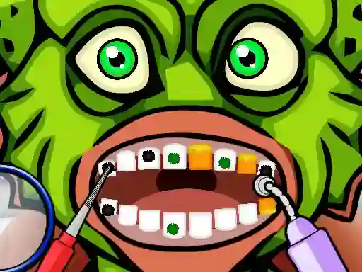 Cluiche Halloween Dentist ar líne